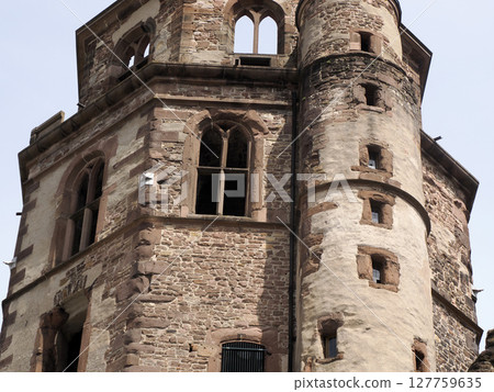 Ancient Heidelberg medieval castle in Germany Ancient Heidelberg medieval castle in Germany 127759635
