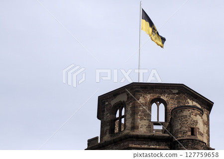 Ancient Heidelberg medieval castle in Germany Ancient Heidelberg medieval castle in Germany 127759658