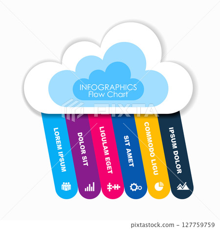 Infographic design template with place for your data. Vector illustration. Infographic design template with place for your data. Vector illustration. 127759759
