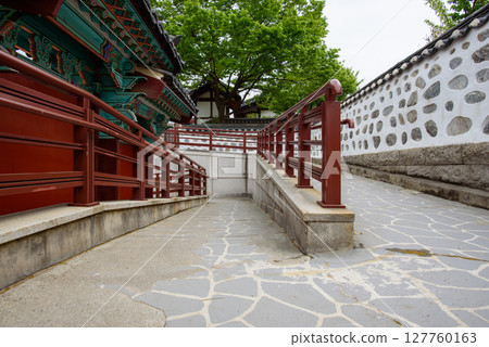 Namsangol Hanok Village traditional public park in Seoul, capital of South Korea 127760163