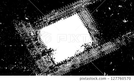Tire track grunge frame background Tire track grunge frame background 127760570