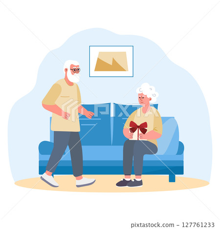 Retired people Birthday Valentine's day Romantic Retired people Birthday Valentine's day Romantic 127761233