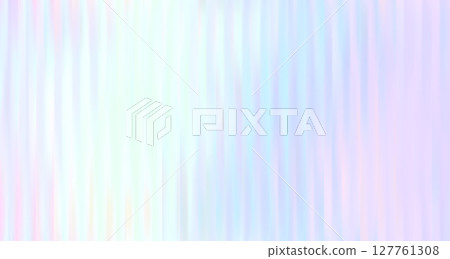 Vector Abstract Colorful Blurred Holographic Gradient background. Vertical Ribbed glass texture. Pastel bg. 127761308