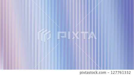 Vector Gray Blurred Glass Gradient background. Vertical Ribbed glass texture. Abstract bg. 127761332