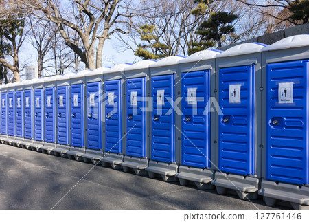 Temporary toilet 127761446