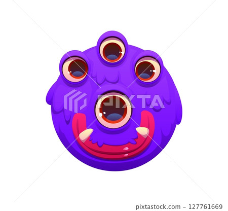 Strange monster character cartoon font letter O. Strange fantasy scarecrow typeset element, spooky horror monster character vector font sign. Crazy bugaboo, creature English alphabet symbol 127761669
