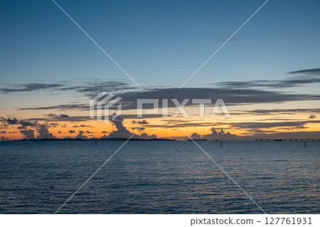 Toyosaki, Okinawa main island sunset Toyosaki, Okinawa main island sunset 127761931