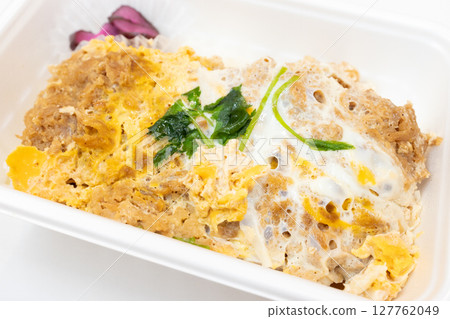 Delicious loin and heavy lunch 127762049