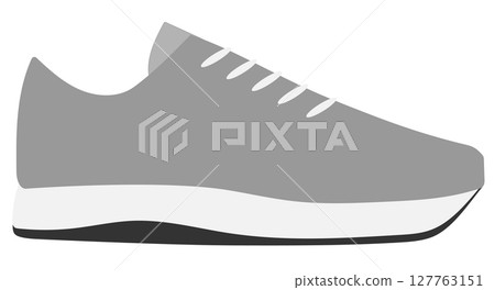 simple sneaker illustration 127763151