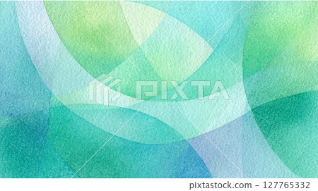 透明綠色的抽象的背景 127765332