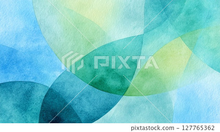 Vivid watercolor style abstract background material 127765362