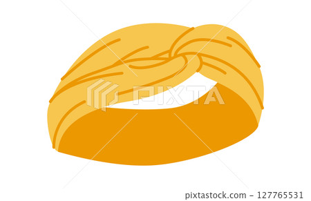 Scarf Tie Headscarf Headband Summer Head Fashion accessory clothing technical illustration. Vector headgear for Men Scarf Tie Headscarf Headband Summer Head Fashion accessory clothing technical illustration. Vector headgear for Men 127765531