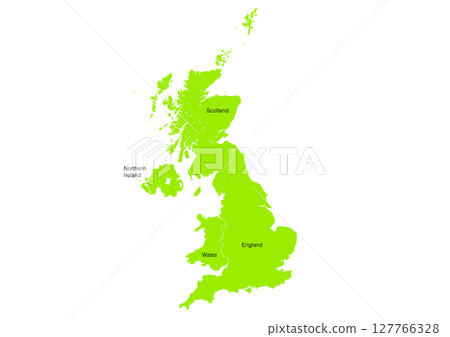 英國地圖，世界地圖上的英國行政區劃 127766328