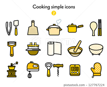 Icon collection Cooking utensils 2 Icon collection Cooking utensils 2 127767224