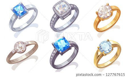 Colorful ring 127767615