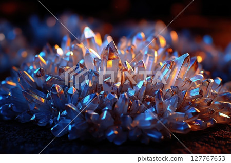 Various crystals. Rare stones. Various crystals. Rare stones. 127767653
