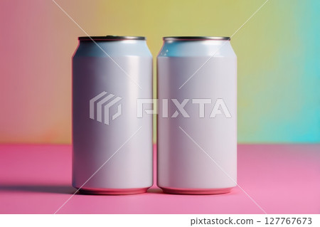 500ml drink in an aluminum next to bowl of cherries 500ml drink in an aluminum next to bowl of cherries 127767673