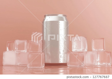 500ml drink in an aluminum on a white background. 500ml drink in an aluminum on a white background. 127767687