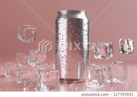 500ml drink in an aluminum next to bowl of cherries 500ml drink in an aluminum next to bowl of cherries 127767691