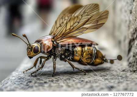 Mechanical beetle. Insect of the Future Mechanical beetle. Insect of the Future 127767772