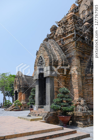 Ancient sacred Northeast Po Nagar Cham Tower of the 12th century in Nha Trang, Vietnam Ancient sacred Northeast Po Nagar Cham Tower of the 12th century in Nha Trang, Vietnam 127767985