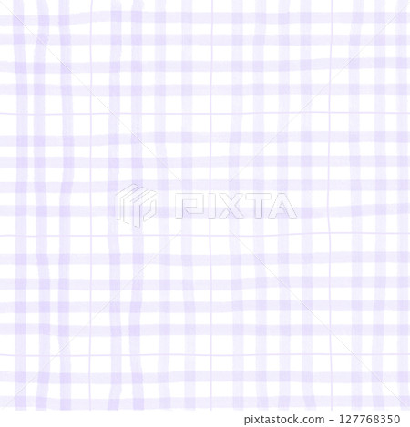 Purple Plaid Gingham Madras Check Hand Drawn Background Pattern Overlay Purple Plaid Gingham Madras Check Hand Drawn Background Pattern Overlay 127768350