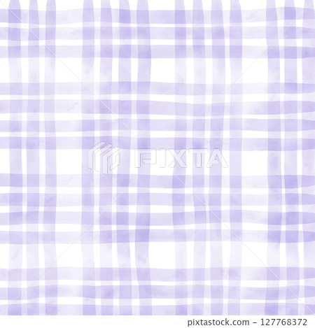 Purple Plaid Gingham Madras Check Hand Drawn Background Pattern Overlay Purple Plaid Gingham Madras Check Hand Drawn Background Pattern Overlay 127768372