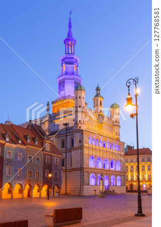 Old Town Hall at dawn in Poznan Poland 127768581