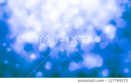 Blue bokeh background for banner, poster, Party, Anniversary, greetings, and various design works 127769375