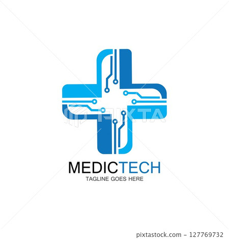 Medical technology logo design vector Medical technology logo design vector 127769732