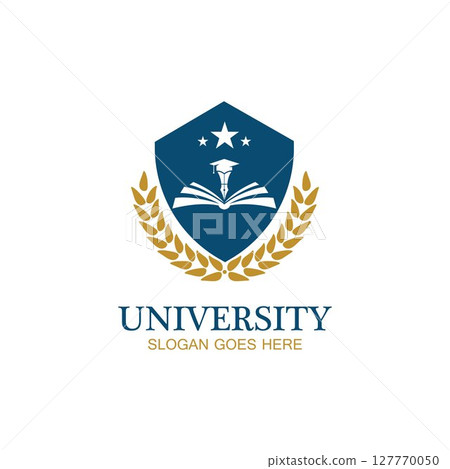 University, Academy, School and Course logo design template 127770050