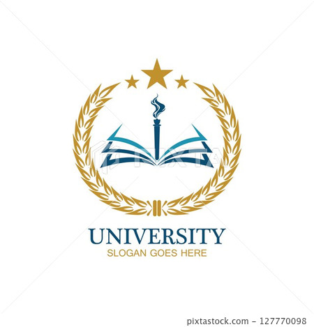 University, Academy, School and Course logo design template 127770098