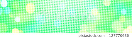 Green bokeh panorama background for Banner, Poster, celebration, event and various design works 127770686
