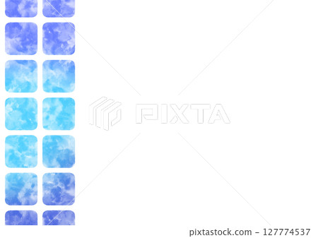 A4 frame with bleed pattern tiles 127774537