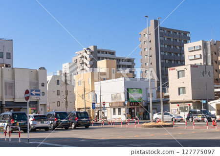 Station front view: Miyahara Station Station front view: Miyahara Station 127775097