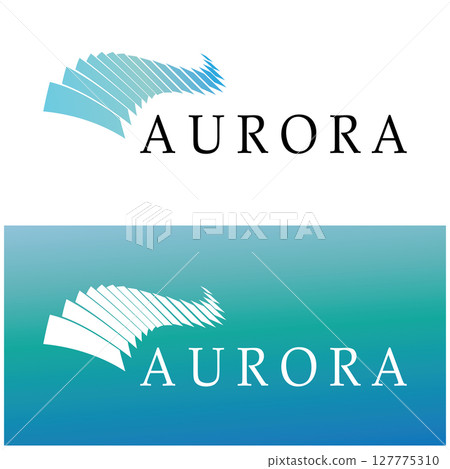 aurora logo design icon illustration vector template aurora logo design icon illustration vector template 127775310
