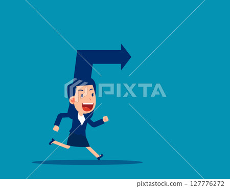 Business direction. Motivation to move forward 127776272