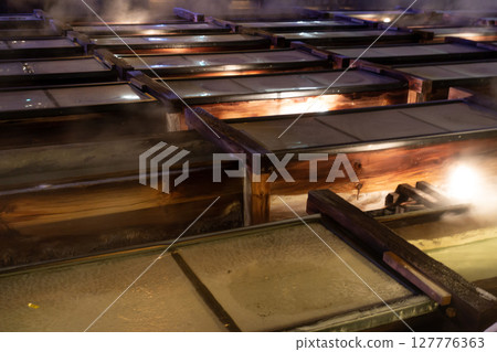 Kusatsu Onsen Winter Yutaki Yubatake 127776363