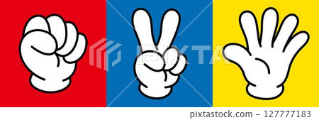 Rock-paper-scissors illustration 127777183