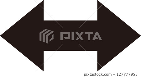 Simple arrow icon left and right black single Simple arrow icon left and right black single 127777955