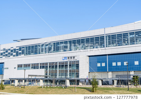 JR Tsuruga Station (East Exit) on a sunny day in Tsuruga City, Fukui Prefecture JR Tsuruga Station (East Exit) on a sunny day in Tsuruga City, Fukui Prefecture 127777978