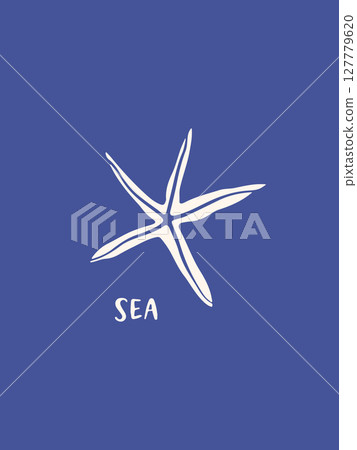 Hand drawn Mediterranean style poster Hand drawn Mediterranean style poster 127779620