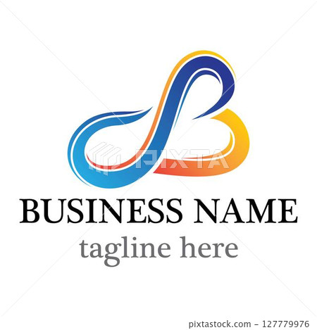Letter B And Infinity Logo Letter B And Infinity Logo 127779976