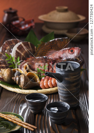 清酒和北海道海鮮 清酒和北海道海鮮 127780424