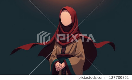 Modest Outfit with Floating Head Glow Modest Outfit with Floating Head Glow 127780861