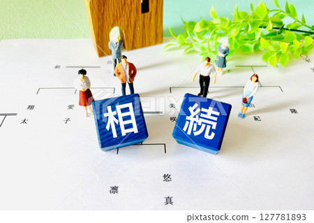 Image of inheritance and family tree 127781893