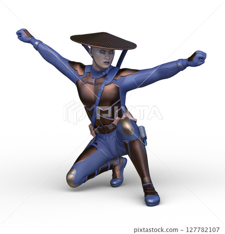 Cyber swordfighter 127782107