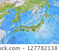 地球日本CG背景水彩風格手繪風格 127782138