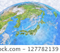 地球日本CG背景水彩風格手繪風格 127782139
