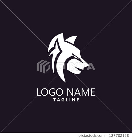 linx fox logo design vector 127782158